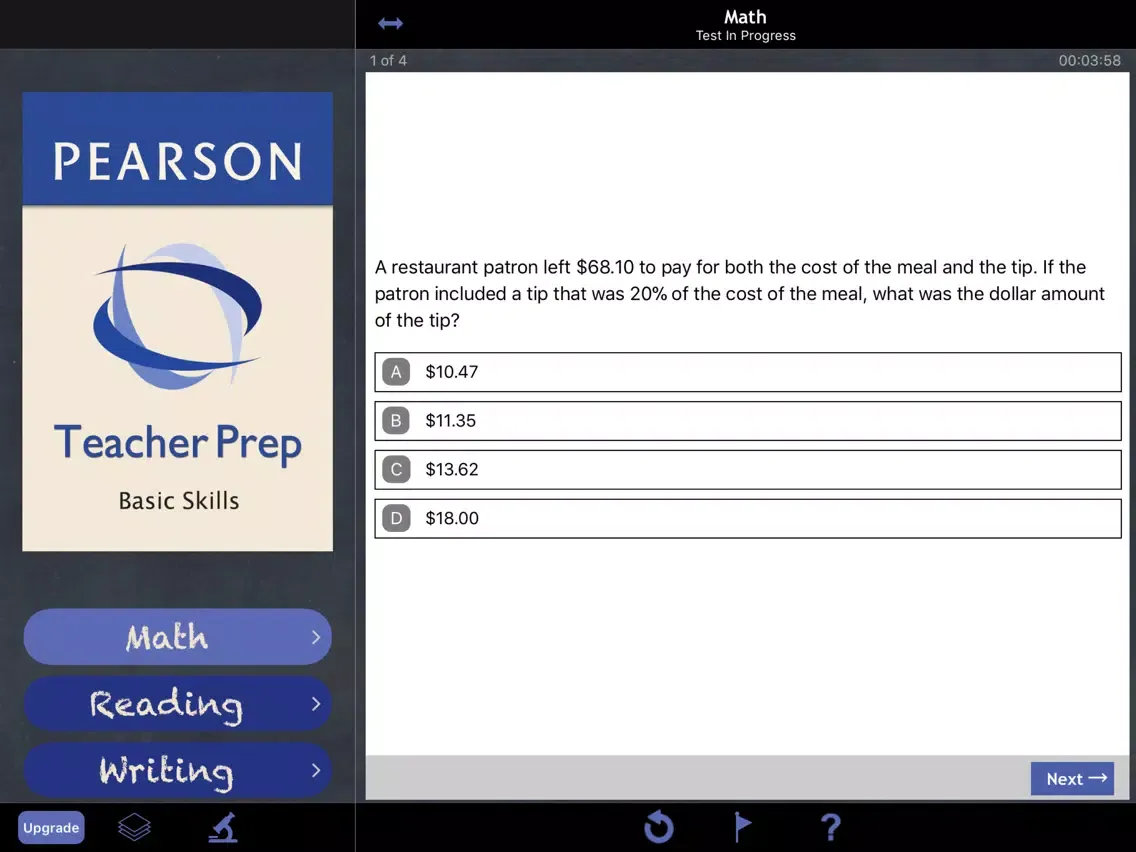 Скриншоты Teacher Prep Basic Skills iPad 