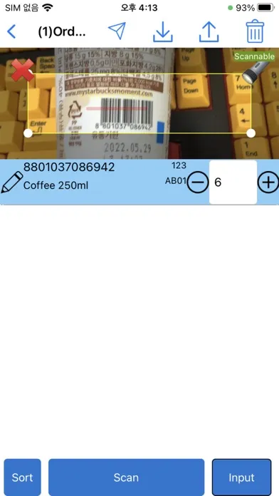 Capturas de pantalla de Scanoid Inventory Count