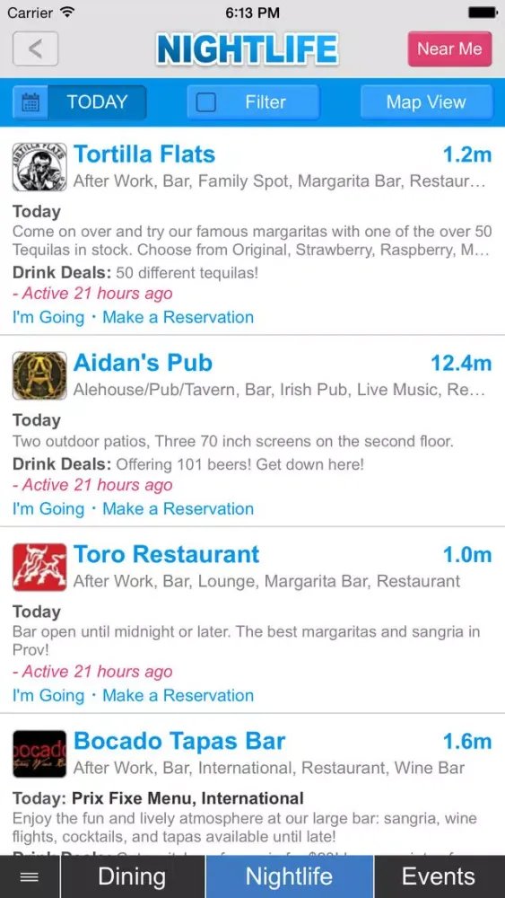 Screenshot di GoingOut