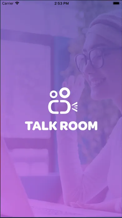 Captures d'écran de Talkroom.io