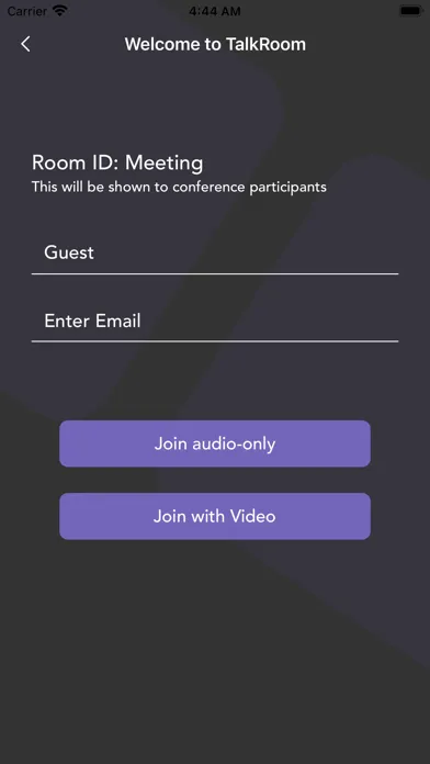 Ảnh chụp màn hình của Talkroom Pro