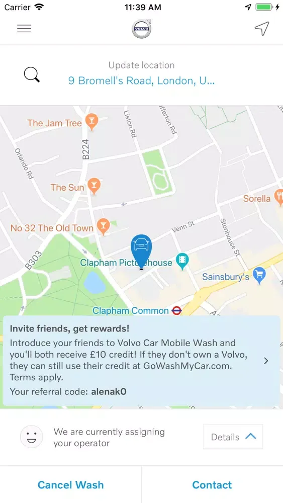 Volvo Car Mobile Wash Ekran Görüntüleri