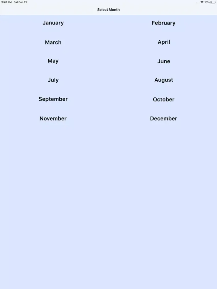 Tangkapan skrin Daily Reading iPad 