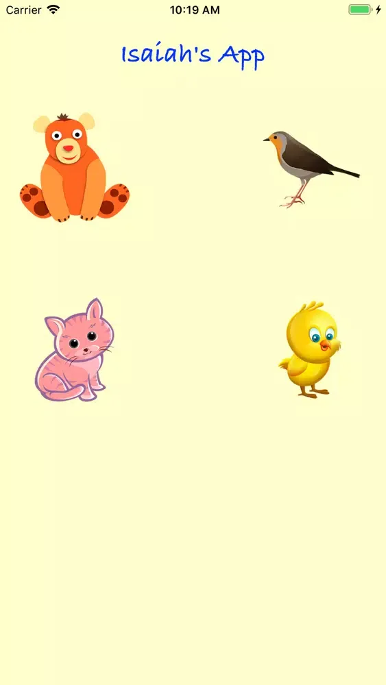 Isaiah's App سکرین شاٹس