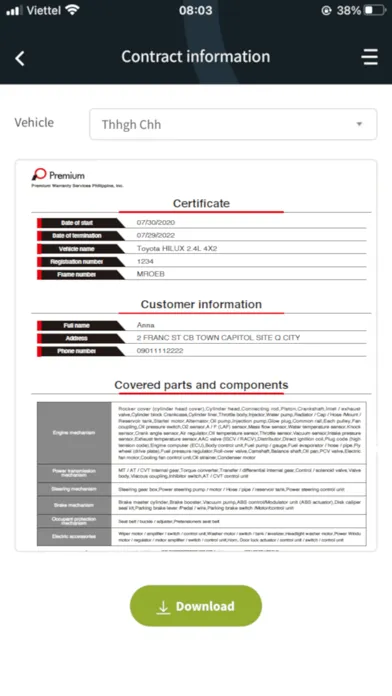 Global Warranty Platform(Phl)应用截图
