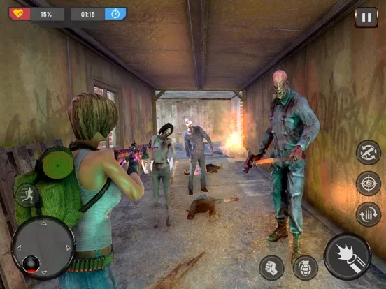 Tangkapan layar Zombie! Dying Island Survival iPad 