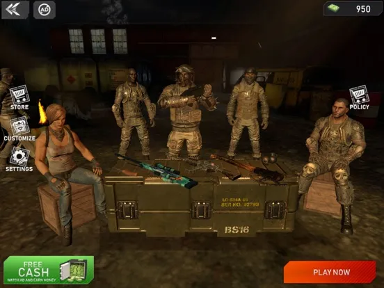Tangkapan layar Zombie! Dying Island Survival iPad 