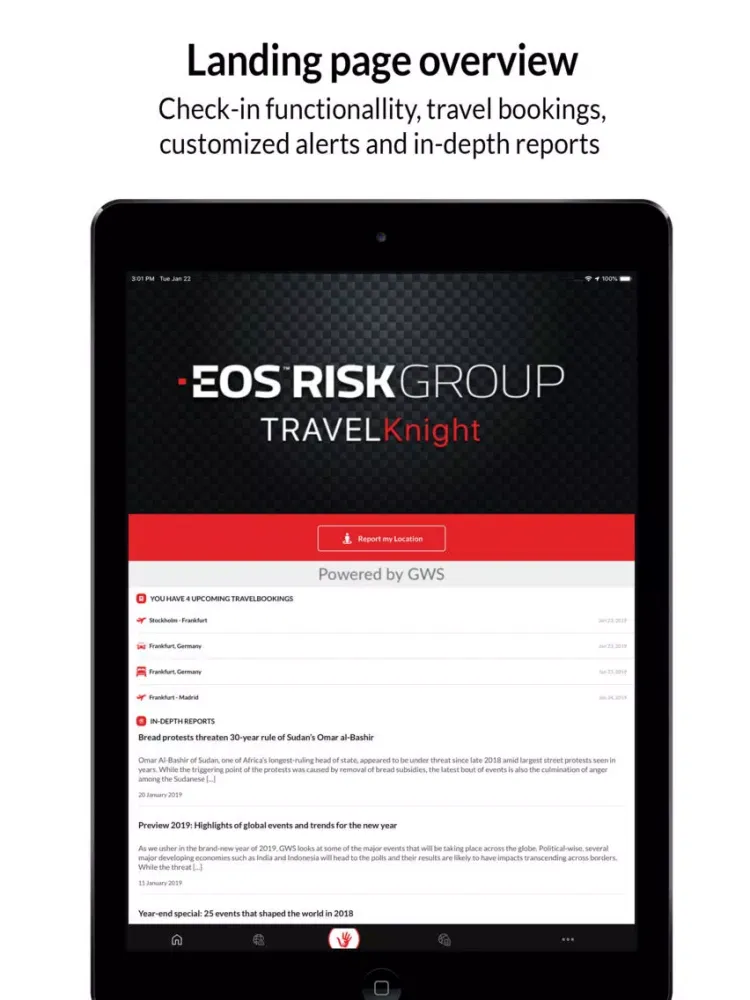 TRAVEL Knight - EOS Risk iPad 应用截图