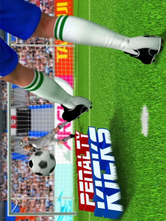 Tangkapan layar 3D Football Penalty Kick Game iPad 