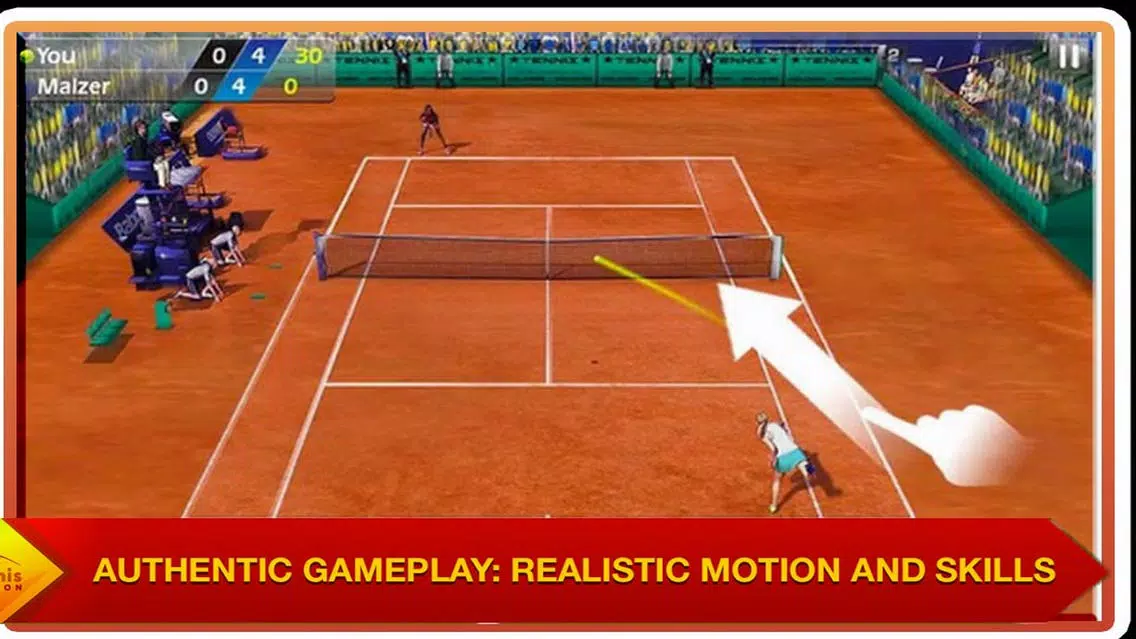 Swipe Tennis Opend Cup سکرین شاٹس