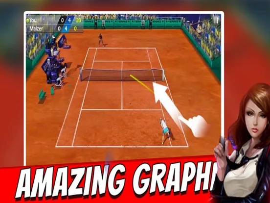 Скриншоты New Stars Tennis iPad 