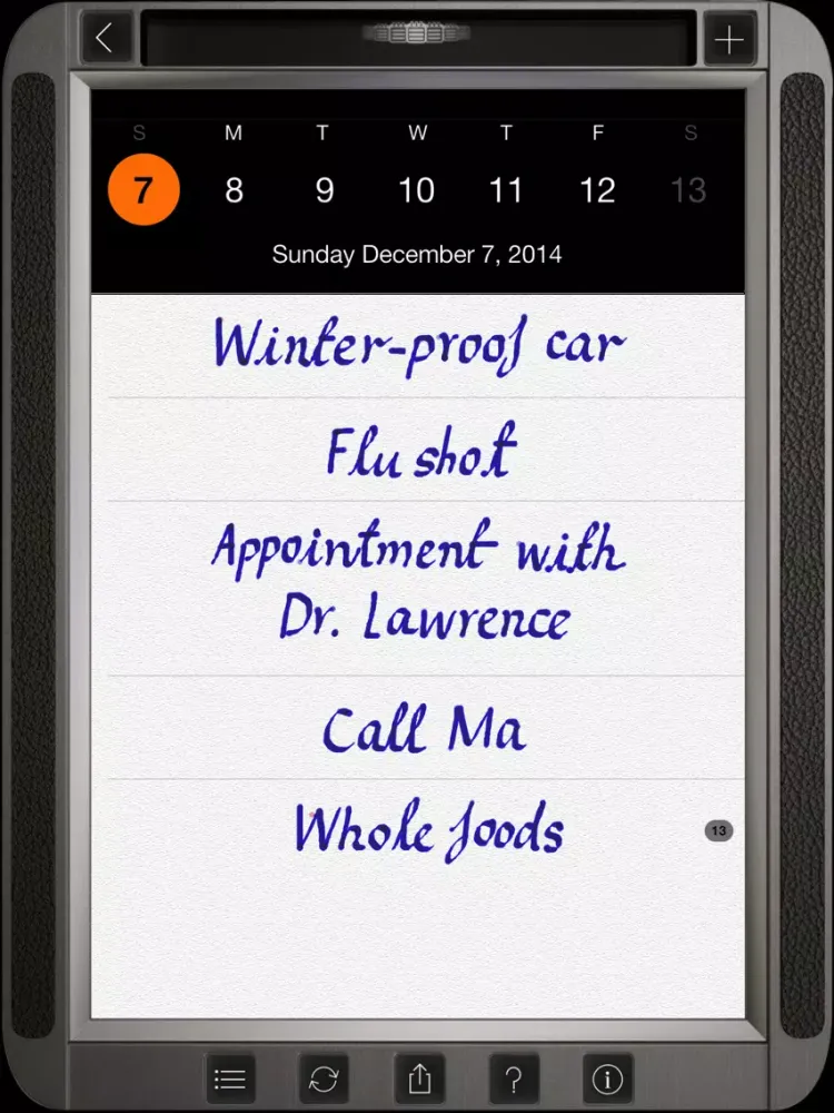 Use Your Handwriting iPad سکرین شاٹس