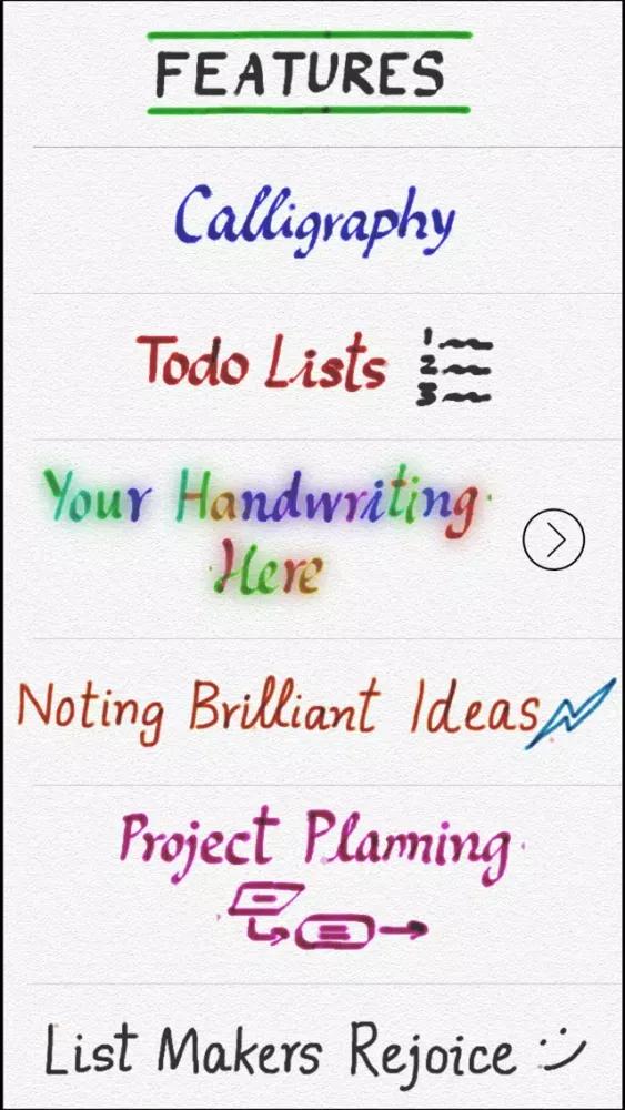 Use Your Handwriting سکرین شاٹس
