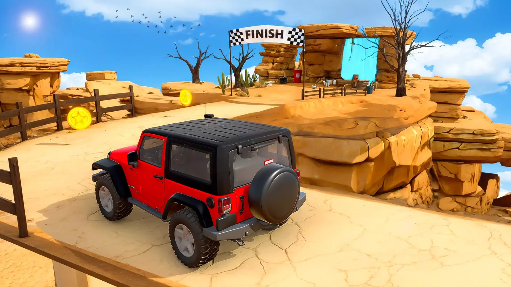 Captures d'écran de 4x4 Mountain Jeep Driving Game