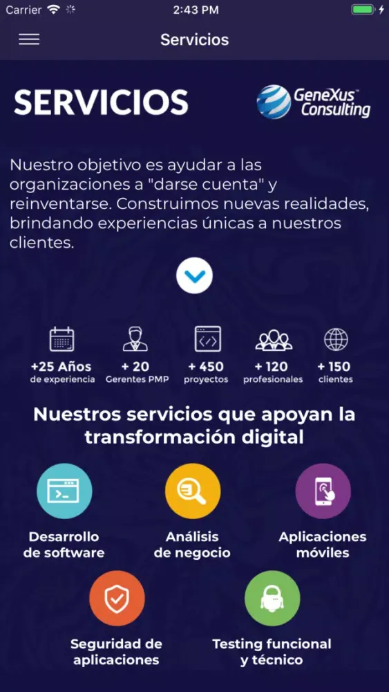 Ảnh chụp màn hình của 7to GeneXus Projects Day
