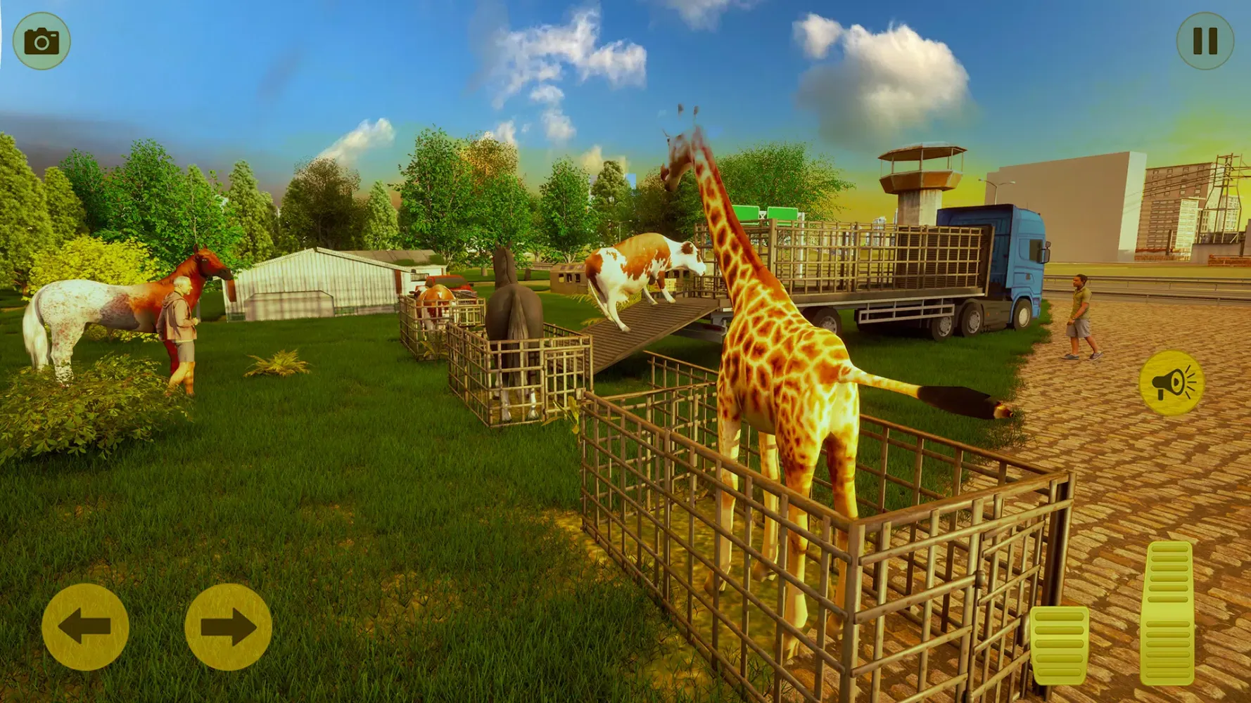 Asian Animal Van Games Sim应用截图
