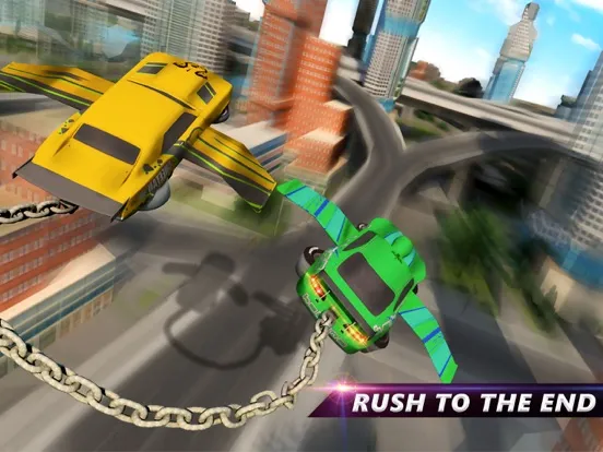 Flying Chain Car Air Wings iPad  스크린샷
