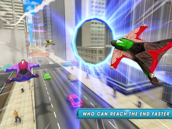 Skyman Stunt Hero 3d iPad  Screenshots