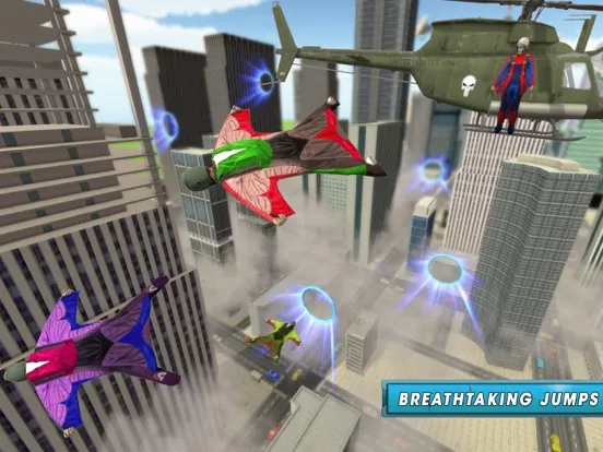 Skyman Stunt Hero 3d iPad  Screenshots