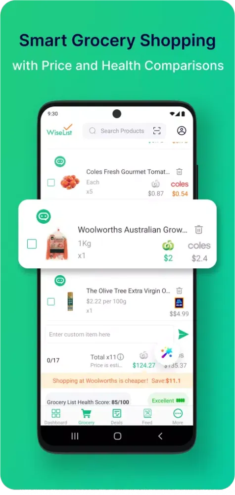 WiseList Screenshots