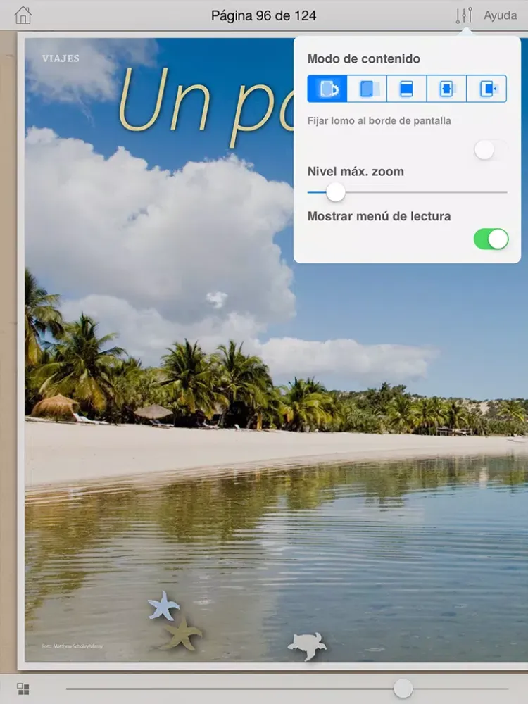 ภาพหน้าจอของ GEO España iPad 