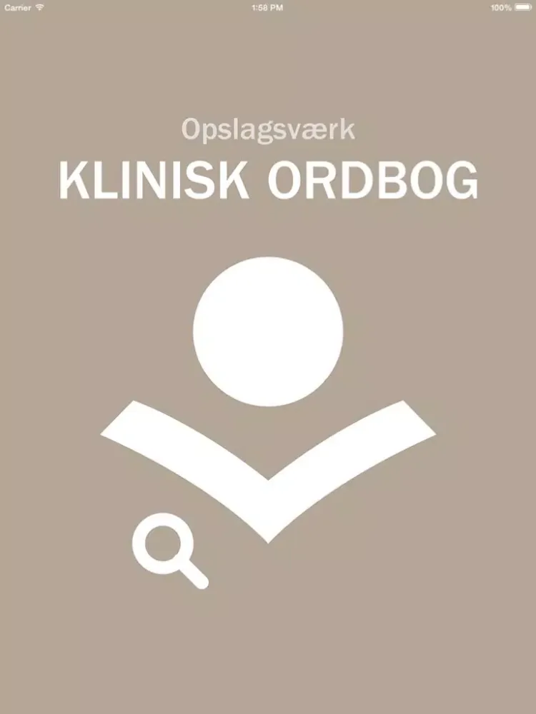 Klinisk Ordbog iPad  স্ক্রিনশট