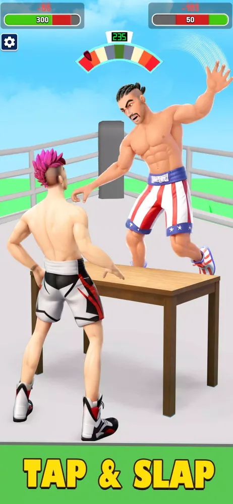 Captures d'écran de Slap & Punch:Gym Fighting Game