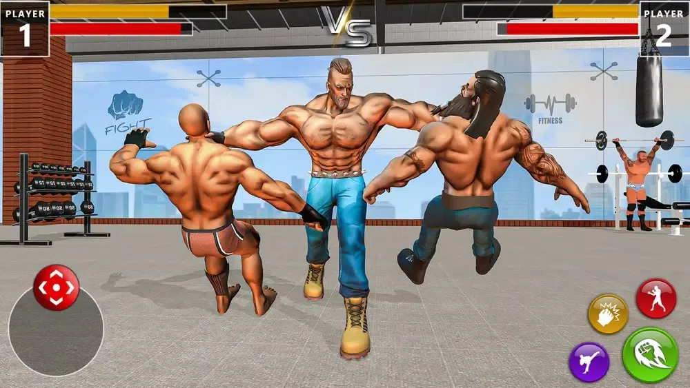 Capturas de tela do Gym Fight Club Kung Fu Games