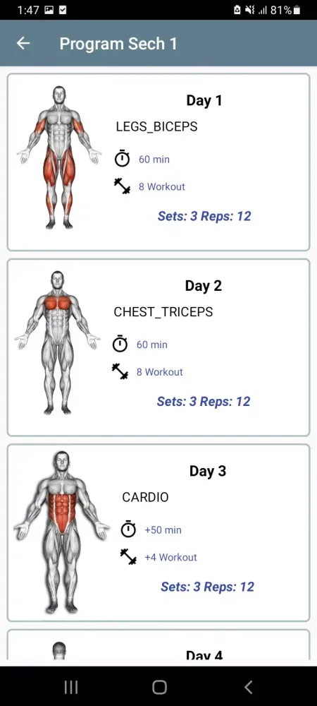 Gym Fitness-Workout Screenshots