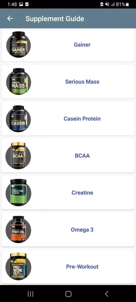 Gym Fitness-Workout Screenshots