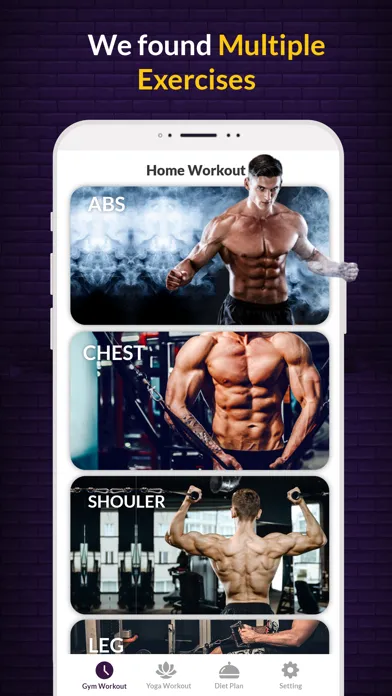 Screenshot di Gym workout - Gym trainer