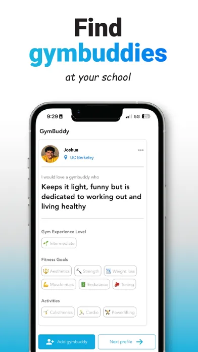 Zrzuty ekranu GymBuddy: Connect & Workout