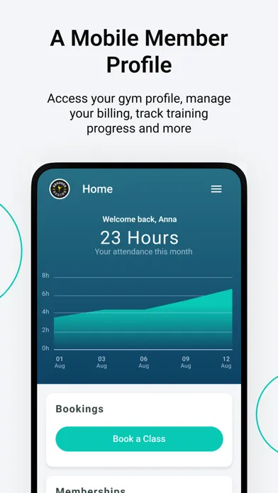 Gymdesk - Members App Screenshots