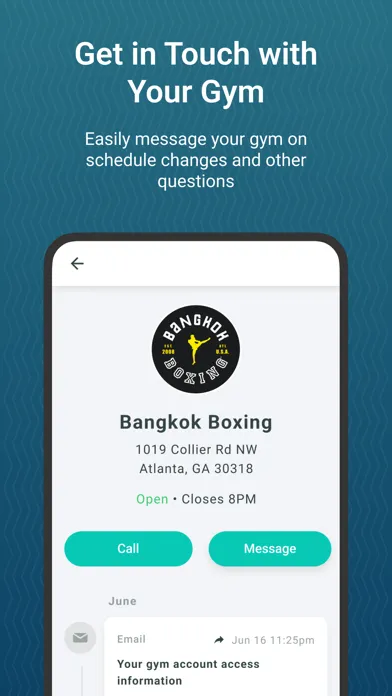 Gymdesk - Members App Screenshots