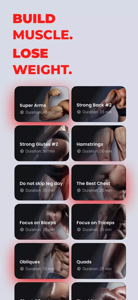 Скриншоты Gym Workout & Personal Trainer
