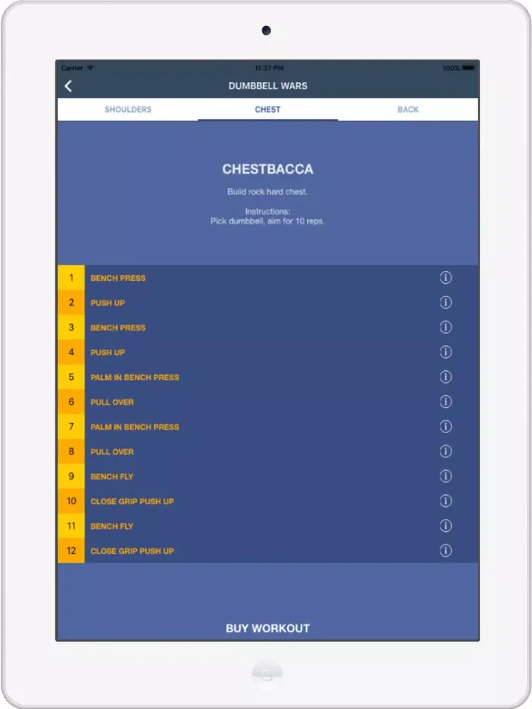7 MIN FIT - The best high intensity workouts for busy people iPad  Screenshots