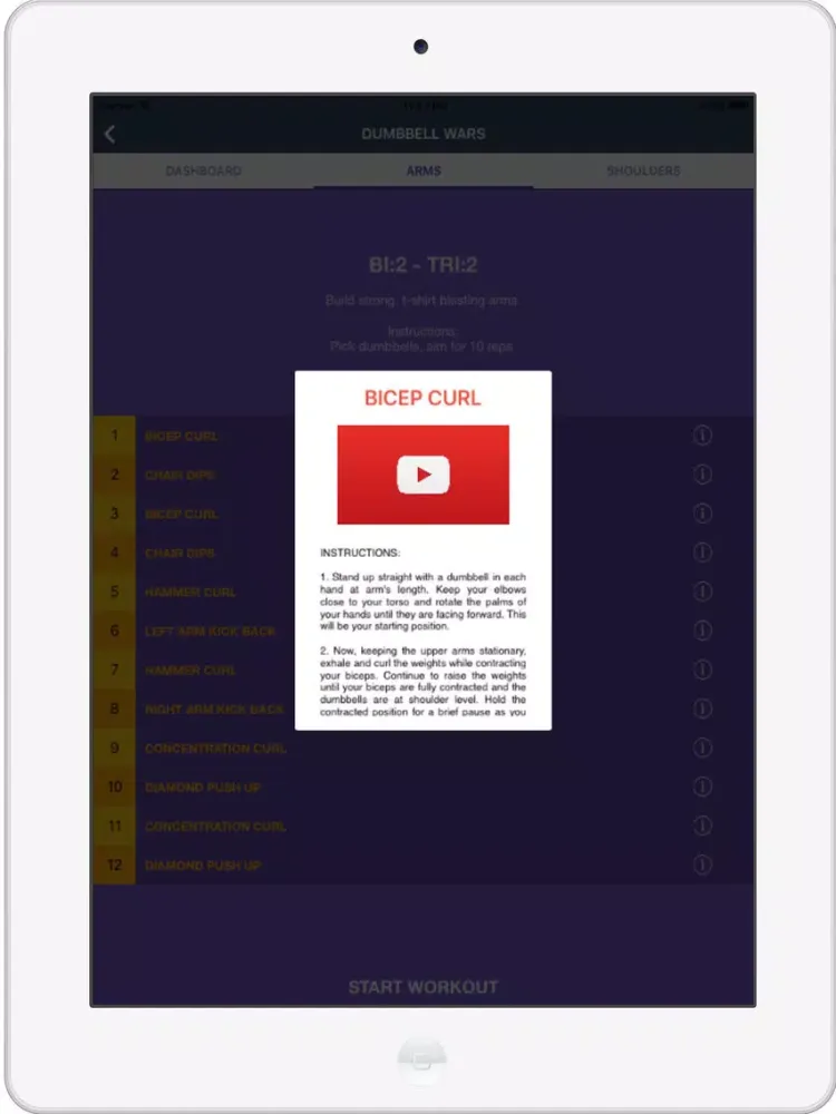 7 MIN FIT - The best high intensity workouts for busy people iPad  Screenshots
