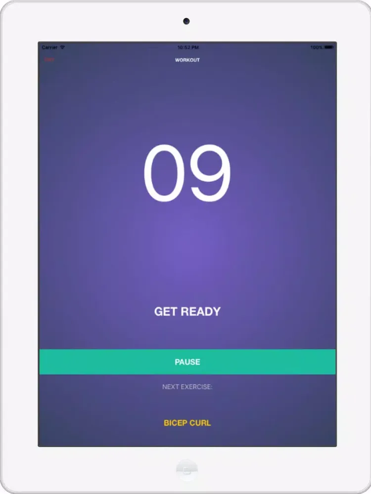 7 MIN FIT - The best high intensity workouts for busy people iPad  Screenshots