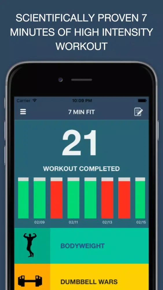7 MIN FIT - The best high intensity workouts for busy people Screenshots