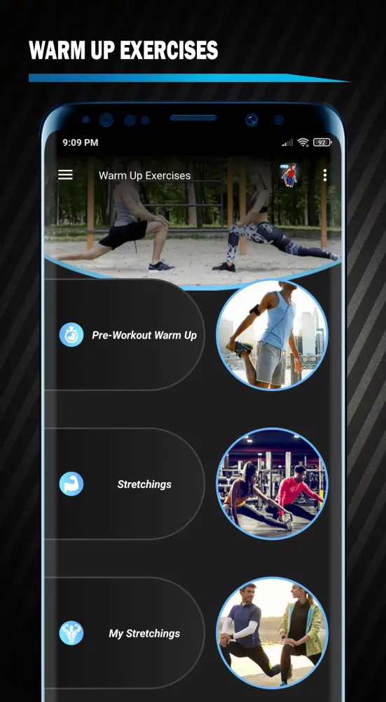 ภาพหน้าจอของ Warm Up Exercises Workout