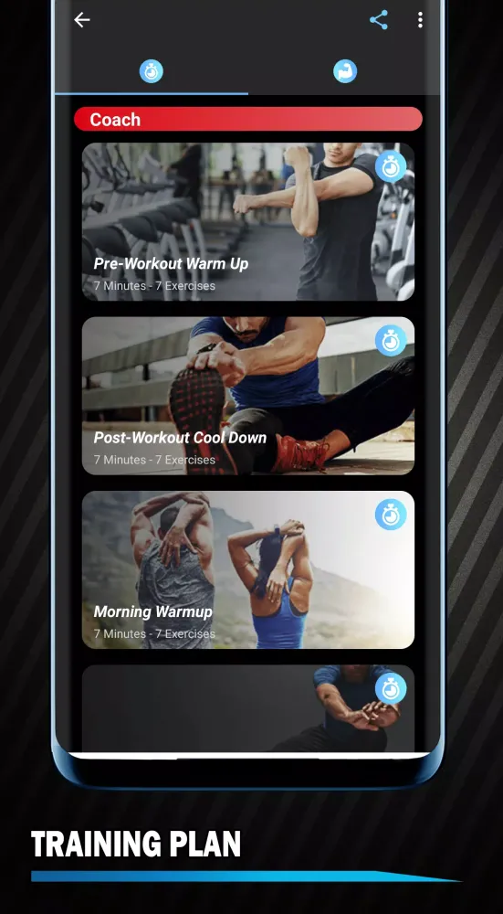 ภาพหน้าจอของ Warm Up Exercises Workout