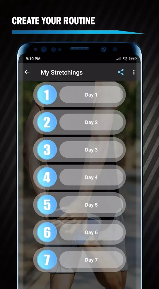 ภาพหน้าจอของ Warm Up Exercises Workout