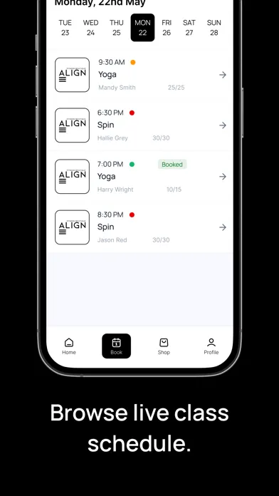 Align Fitness 스크린샷