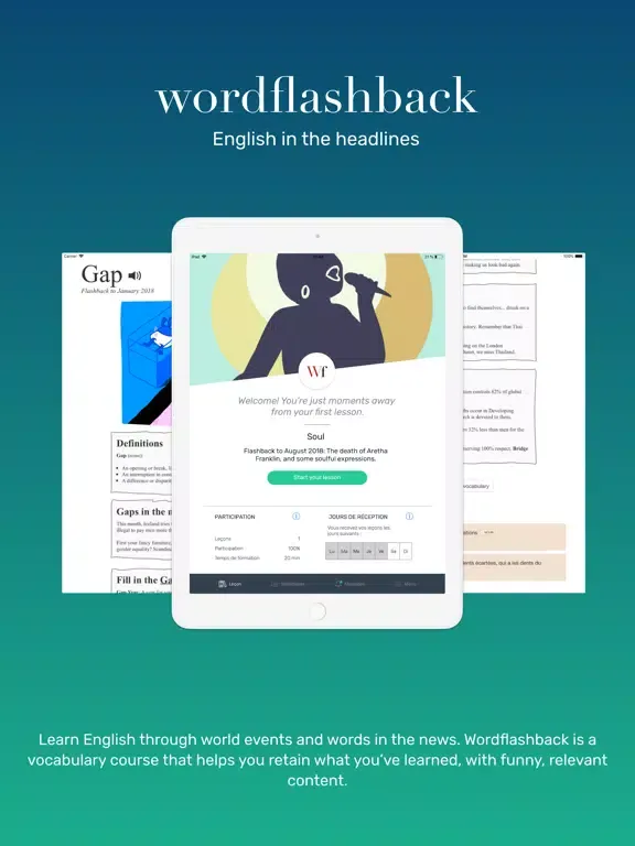 Wordflashback iPad  Ekran Görüntüleri