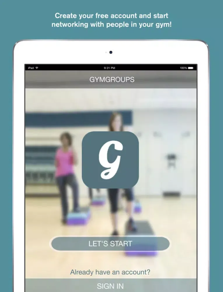 Capturas de pantalla de GymGroups iPad 