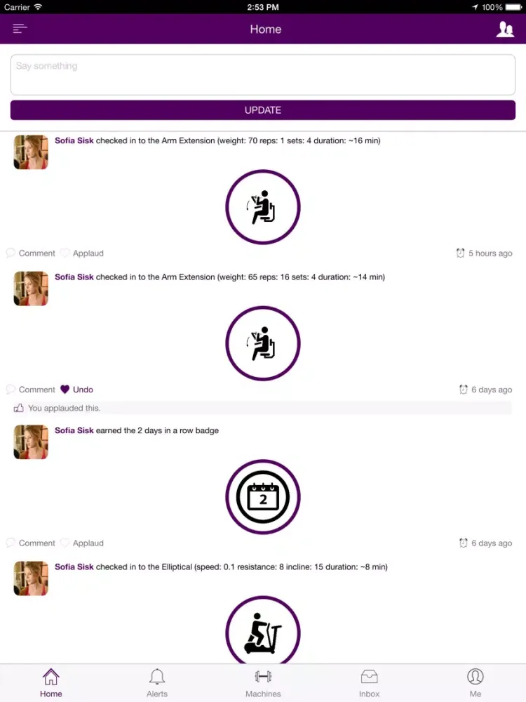 Capturas de tela do KaBoom! Fitness iPad 