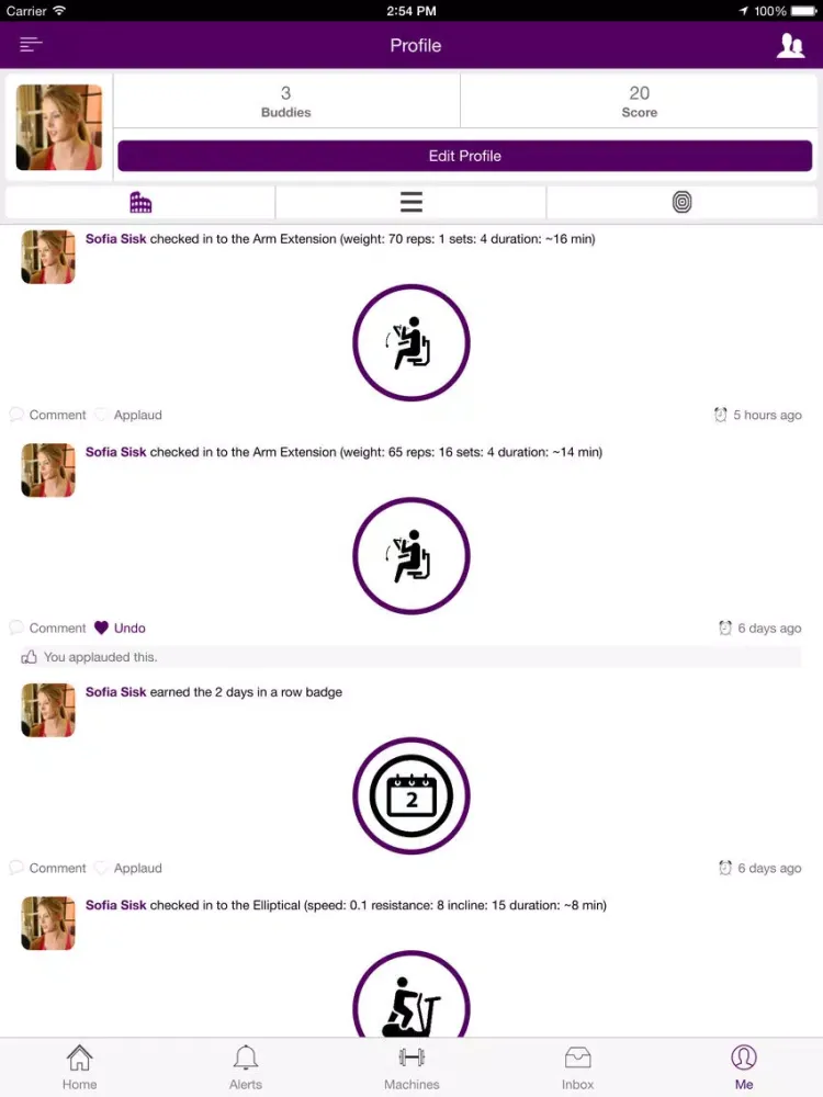 Capturas de tela do KaBoom! Fitness iPad 