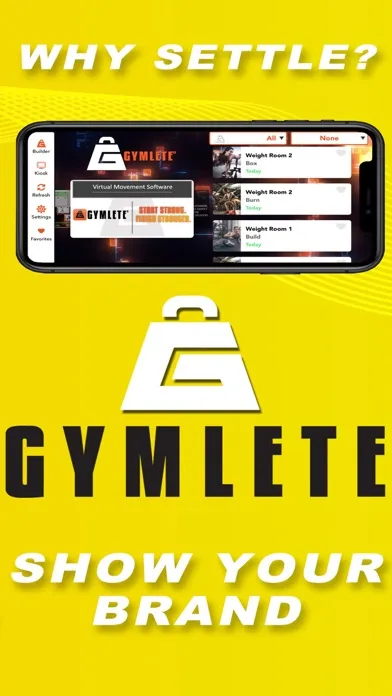 Captures d'écran de Gymlete Studio