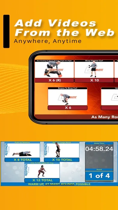 Captures d'écran de Gymlete Studio