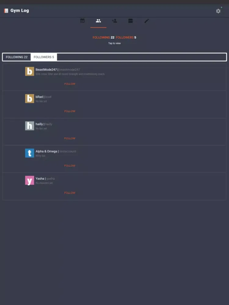 Capturas de pantalla de My Gym Log & Food Journal iPad 
